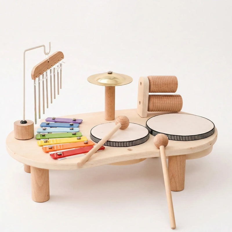 Xylophone Musical Montessori Bois - Cloches Éoliennes Éducatives
