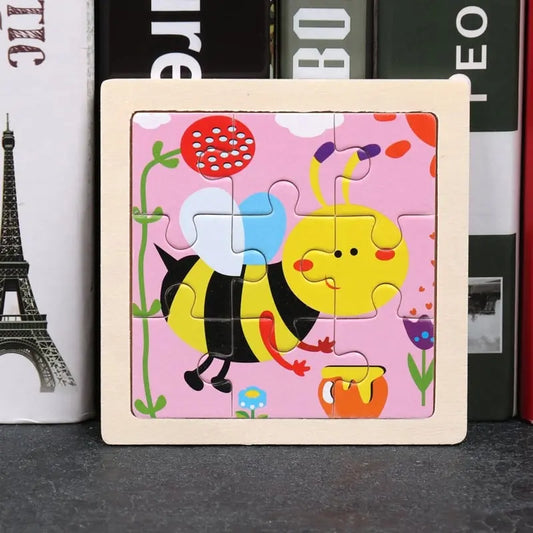 puzzle bois insecte