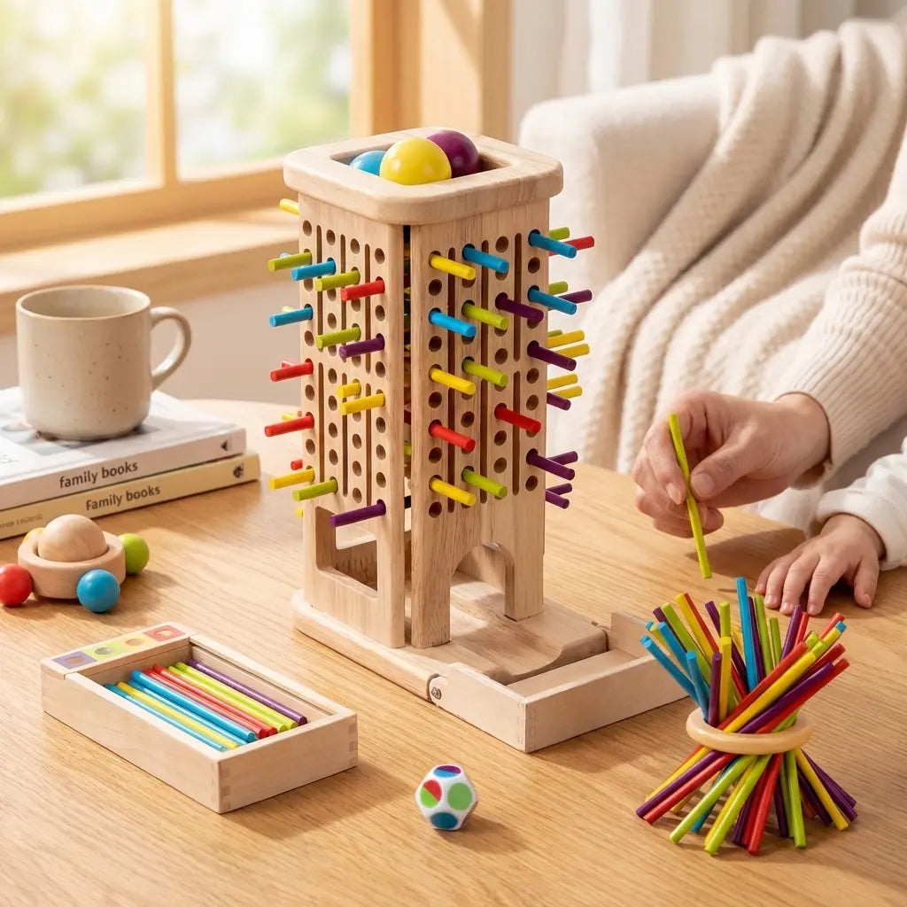 Jeu Montessori Bâtons Colorés 3en1 - Éveil & Famille dès 3 ans