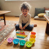 Jeu de Perles en Bois Montessori - Puzzle Clip & Motifs 2-6 ans