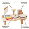 Xylophone Musical Montessori Bois - Cloches Éoliennes Éducatives