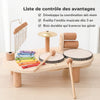 Xylophone Musical Montessori Bois - Cloches Éoliennes Éducatives