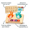 Planche Montessori Double Face - Traçage Chiffres & Comptage Doigts