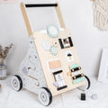 Trotteur pousseur bébé - multi-activités - Couleurs pastel