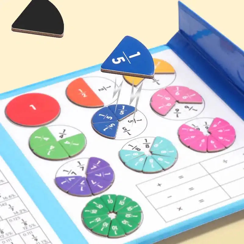 Jeu Magnétique d'Apprentissage des Fractions My Store