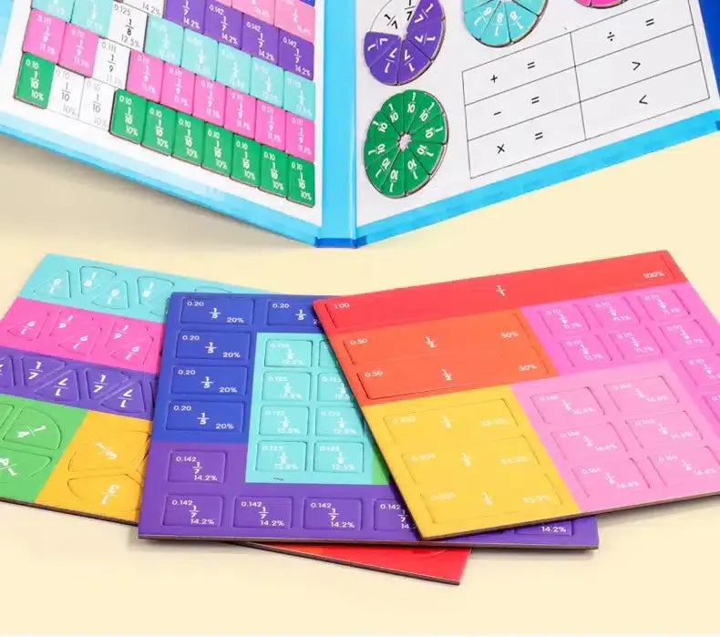 Jeu Magnétique d'Apprentissage des Fractions My Store