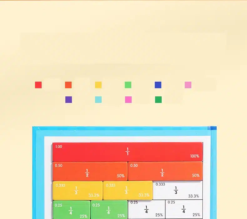 Jeu Magnétique d'Apprentissage des Fractions