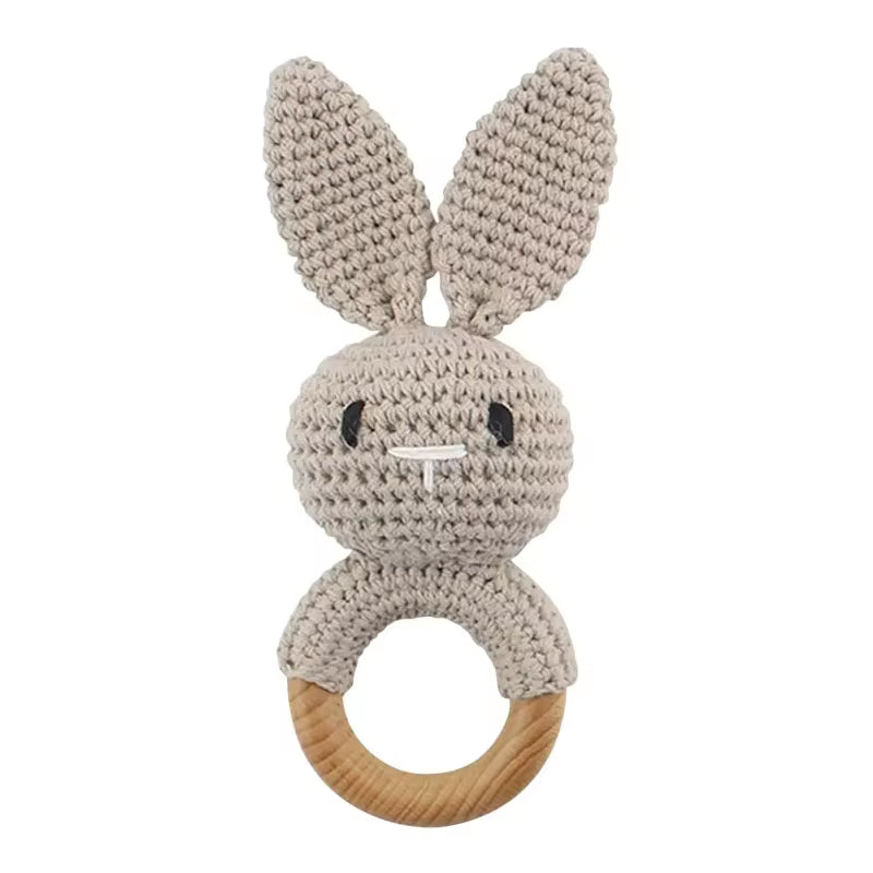 Anneaux de dentition Animaux – bois et crochet