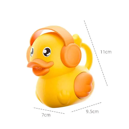 Un Kit de Jouets de Plage - Jeu de Sable Aquatique jaune avec mesures et jeu de sable aquatique.