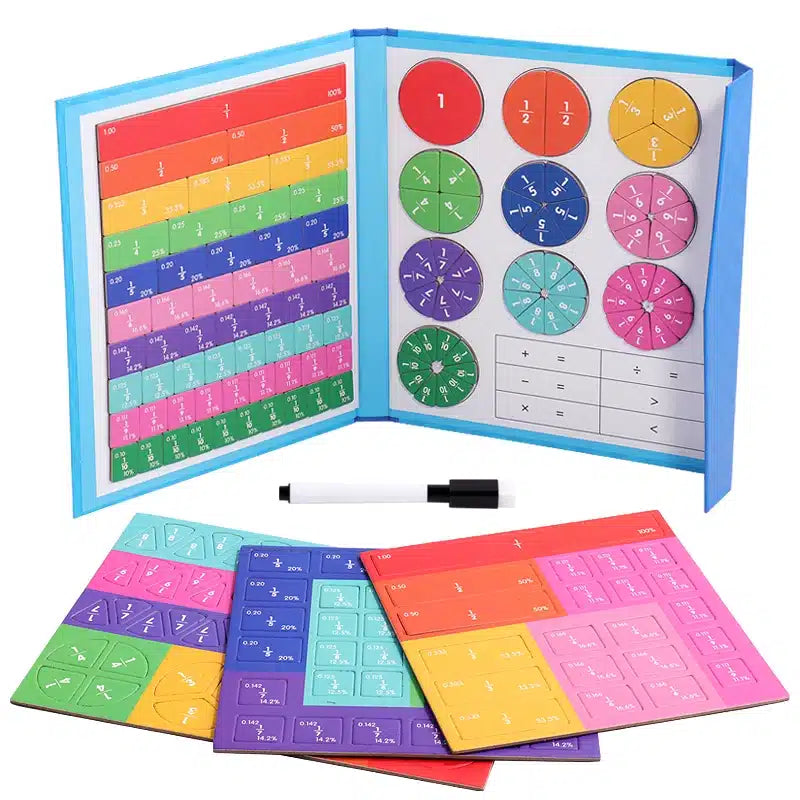 Jeu Magnétique d'Apprentissage des Fractions