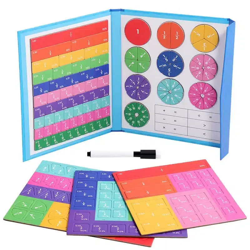 Jeu Magnétique d'Apprentissage des Fractions My Store