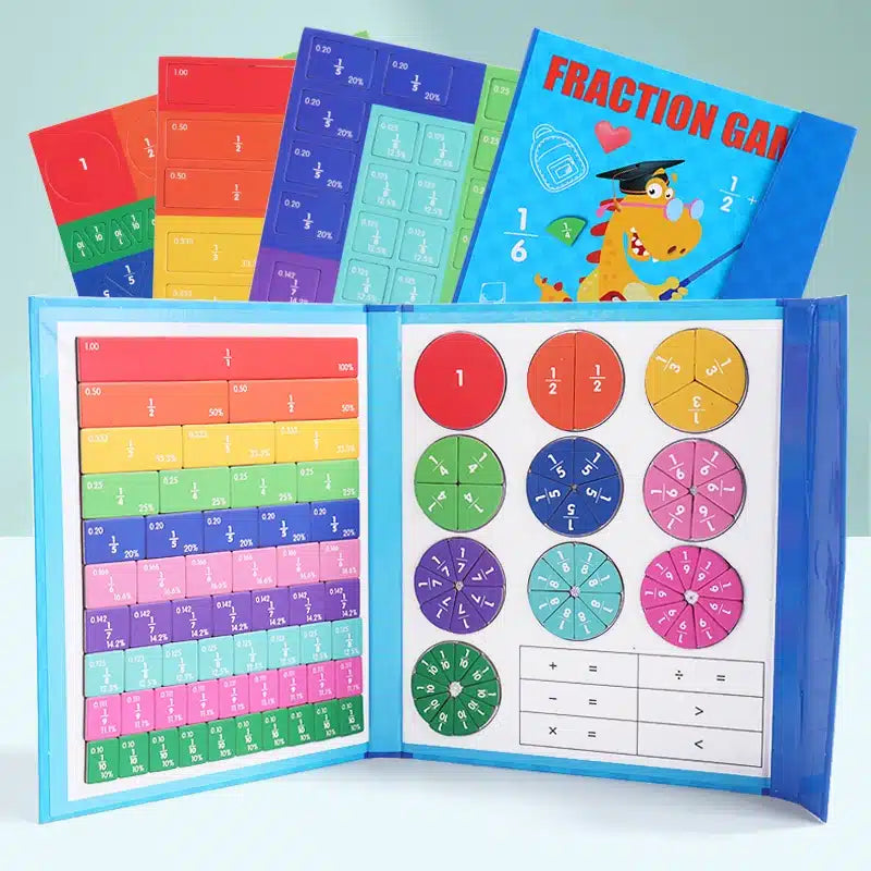 Jeu Magnétique d'Apprentissage des Fractions