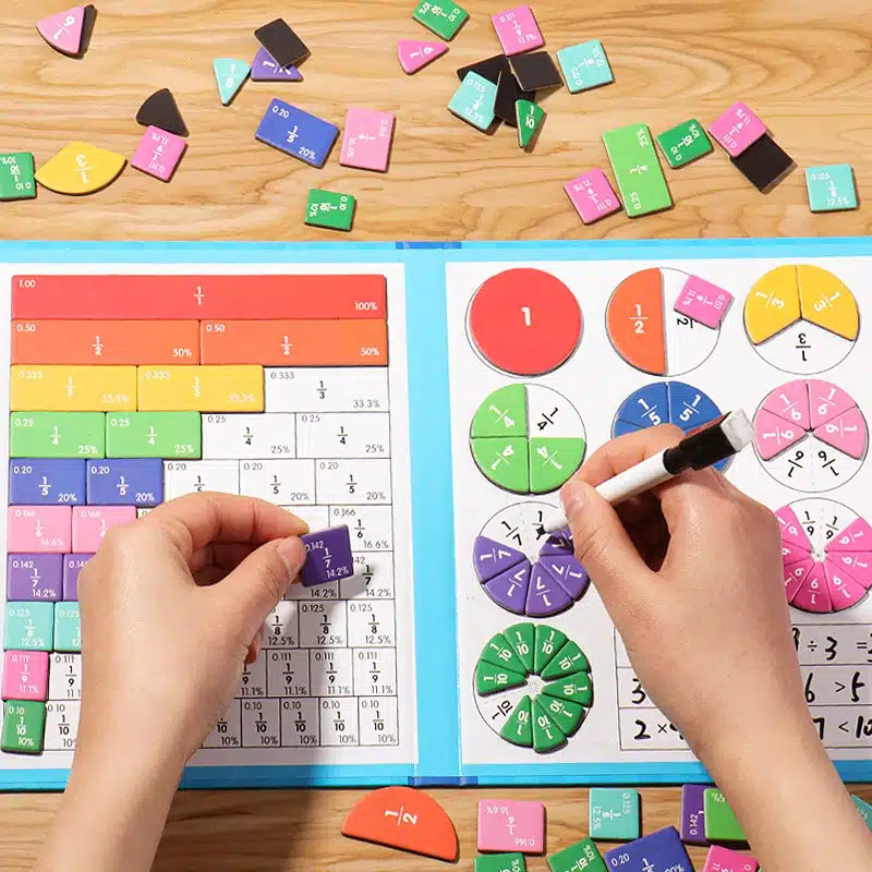 Jeu Magnétique d'Apprentissage des Fractions