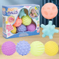 Set de 6 balles sensorielles pour bébés - Texturées
