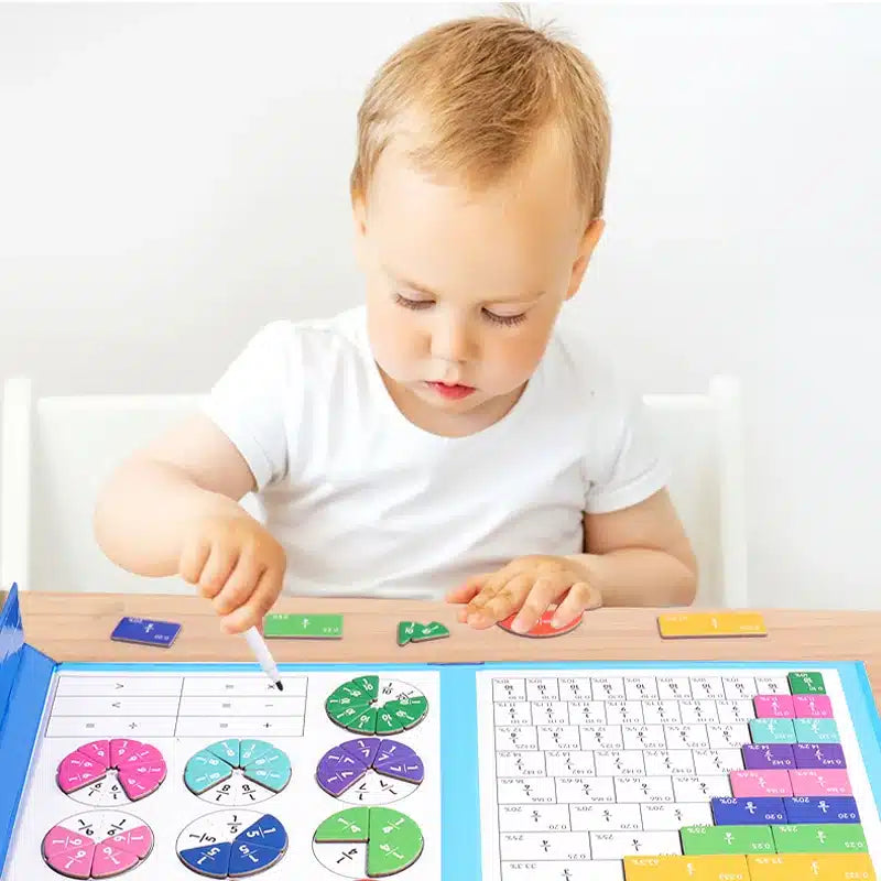 Jeu Magnétique d'Apprentissage des Fractions