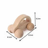 Un Anneau de Dentition en Bois - Voitures avec mensurations pour enfants.