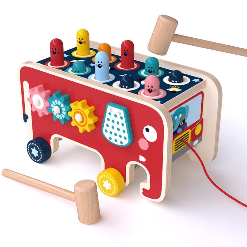 banc de pillonage tape marteau