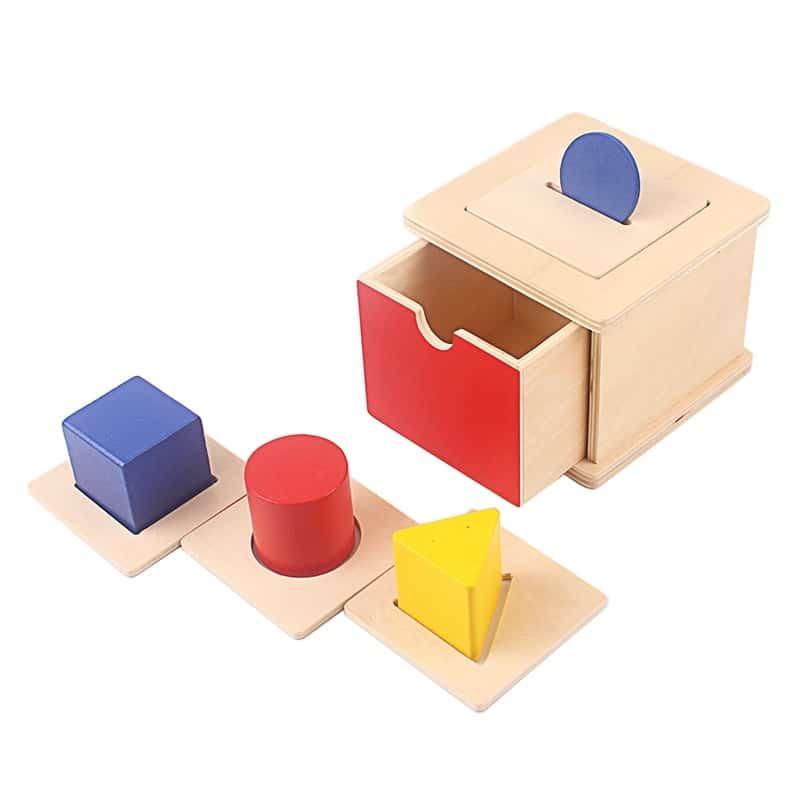 boite de tri montessori forme interchangeable 