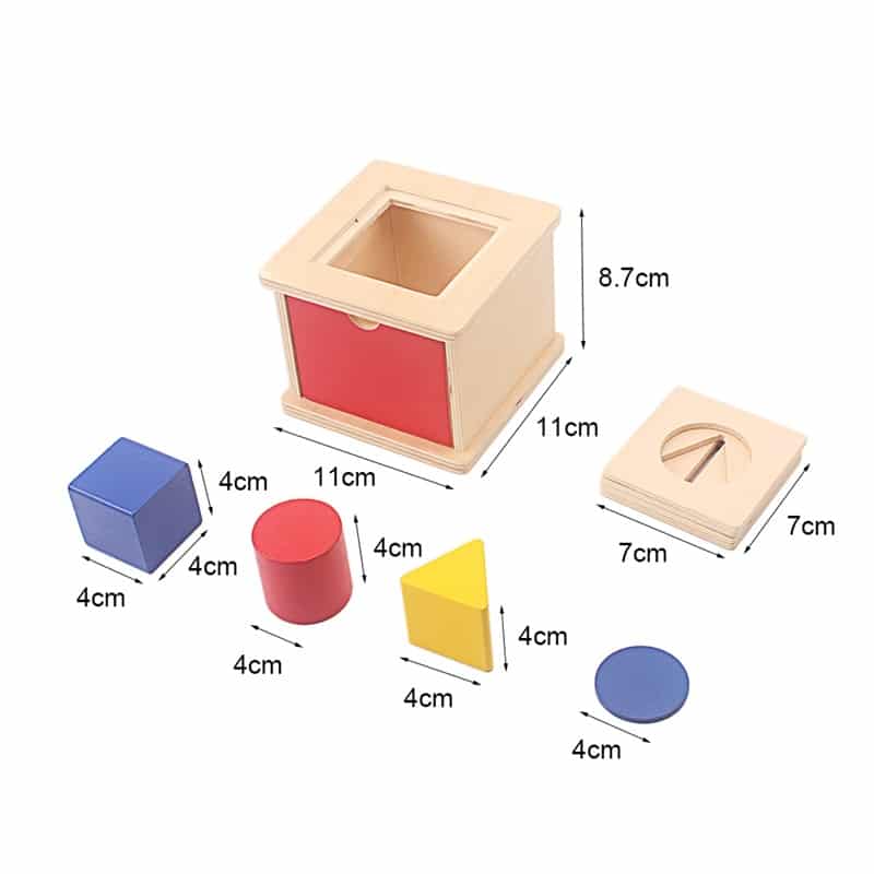 boite de tri montessori forme interchangeable