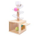 Boite en Bois Toboggan Permanence d'Objets 3 Sorties