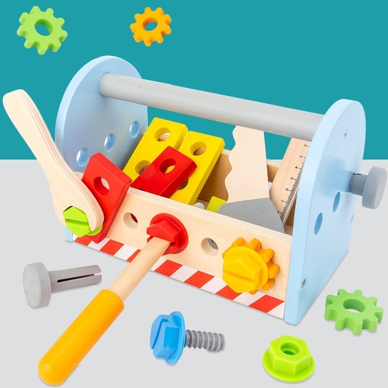 boite outils bois montessori 