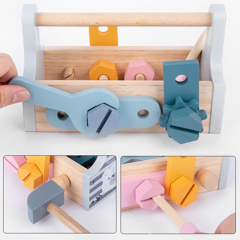 caisse outils bois montessori 