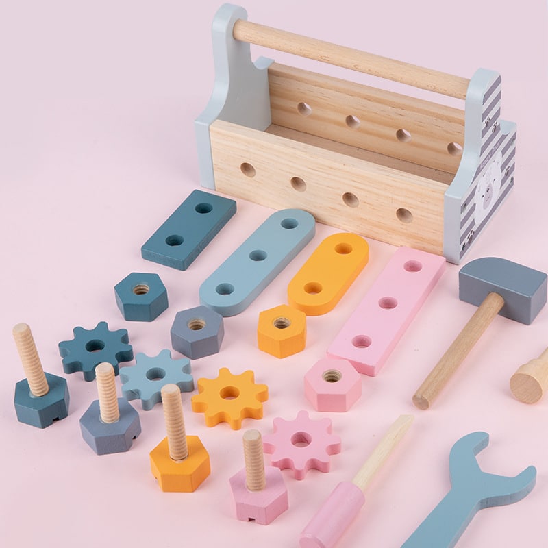 caisse outils bois montessori 