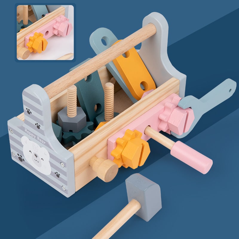 caisse outils bois montessori