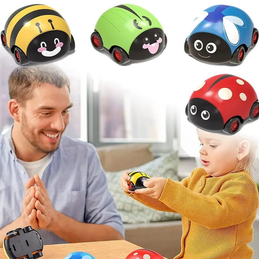 Un groupe d'enfants jouant avec une propulsion Chenille de traction.