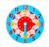 horloge coloree pour enfants h bleu clair