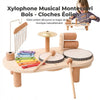 Xylophone Musical Montessori Bois - Cloches Éoliennes Éducatives