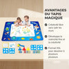 Tapis de Dessin Magique à l'Eau 100x80CM - Montessori Sans Tâche