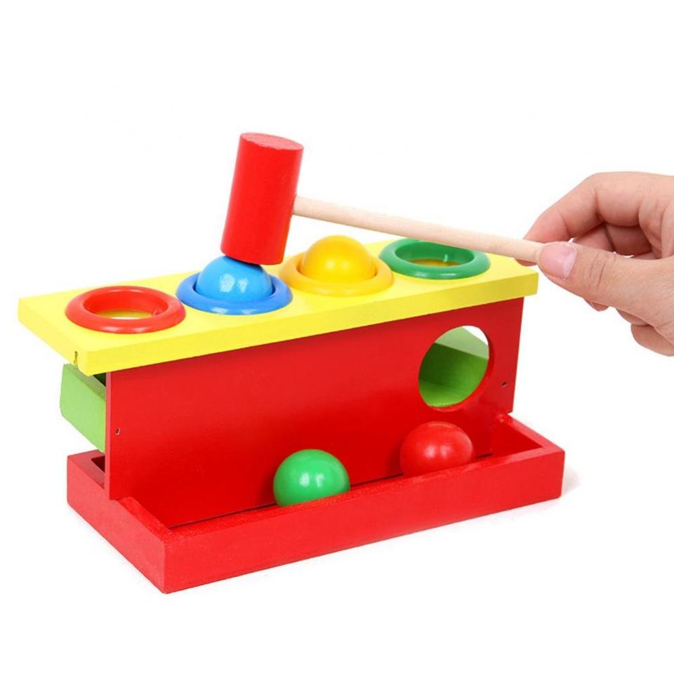 Jeu à Marteler en Bois 4 Couleurs