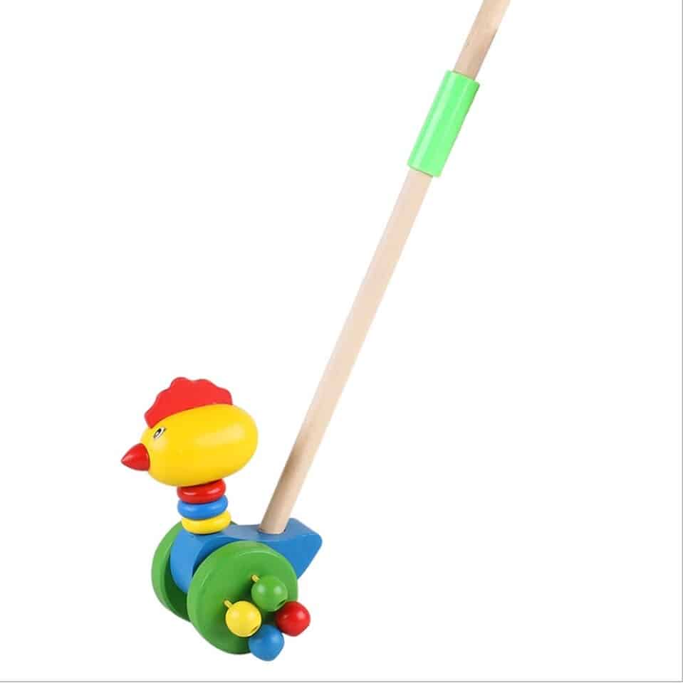 jeu a pousser petit coq
