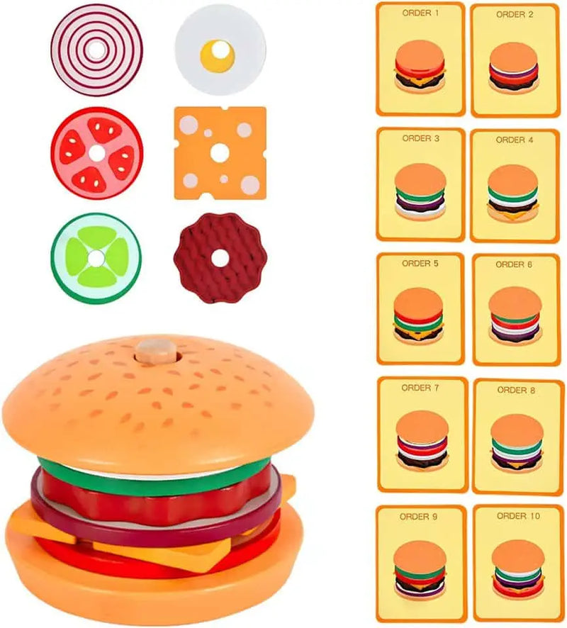 Jeu de cartes Jeu d'Empilage Hamburger à empiler.