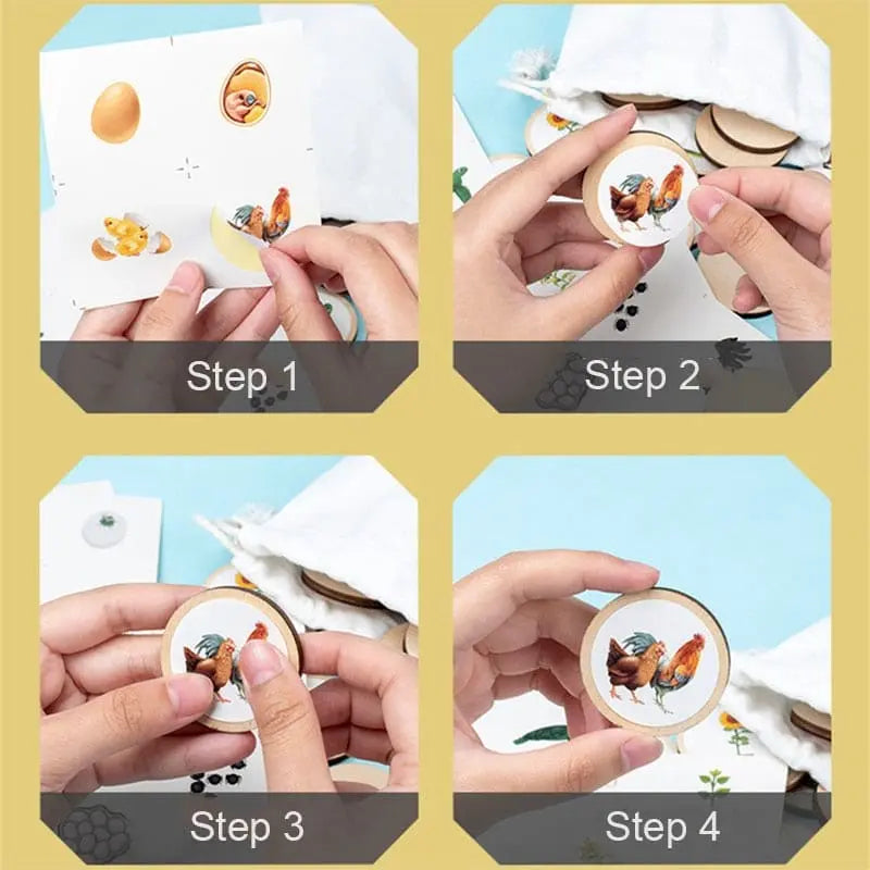 Instructions détaillées pour créer un œuf de Pâques inspiré du Jeu d'Évolution de la Nature.