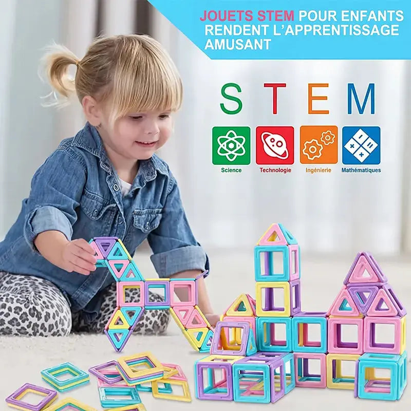 Jouet de Construction Magnétique Éducatif My Store