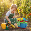 Enfant qui jardine avec le Kit Jardinage 11 Pièces