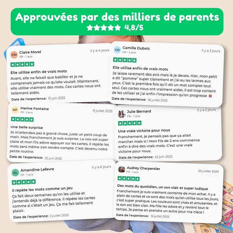 Mes Premiers Mots - Cartes Parlantes Éducatives My Store