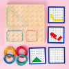 plaque montessori a elastiques models