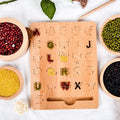 Plateau en bois lettres Montessori