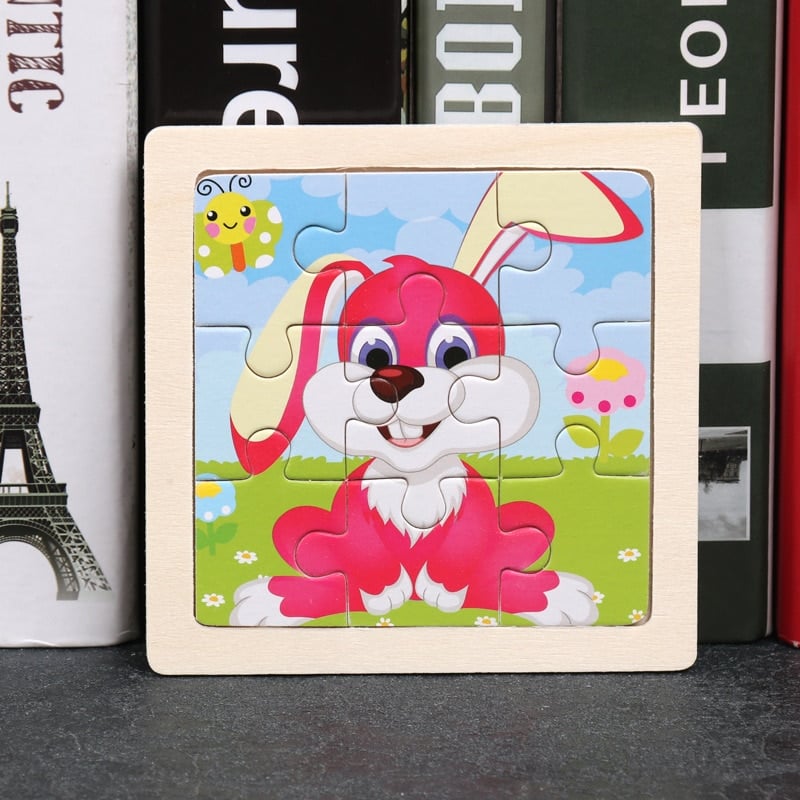 Un Puzzle en Bois Animaux.