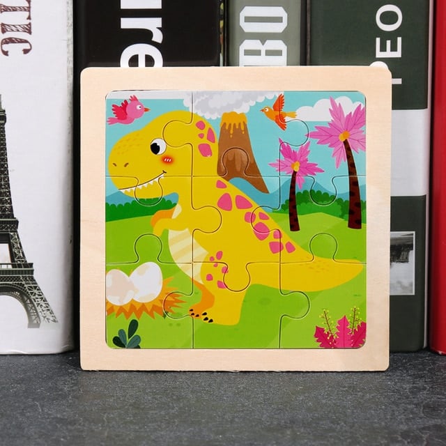 Puzzle en Bois Dinosaure.