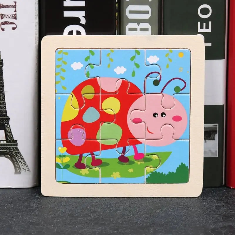 Un Puzzle en Bois Insectes.