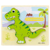 puzzle en bois cartoon dinosaure d 