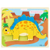 puzzle en bois cartoon dinosaure d 