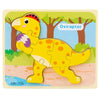 puzzle en bois cartoon dinosaure d 