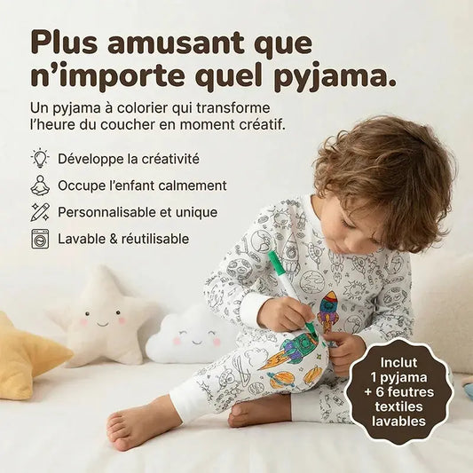 Mon Pyjama à colorier Les Jeux Montessori
