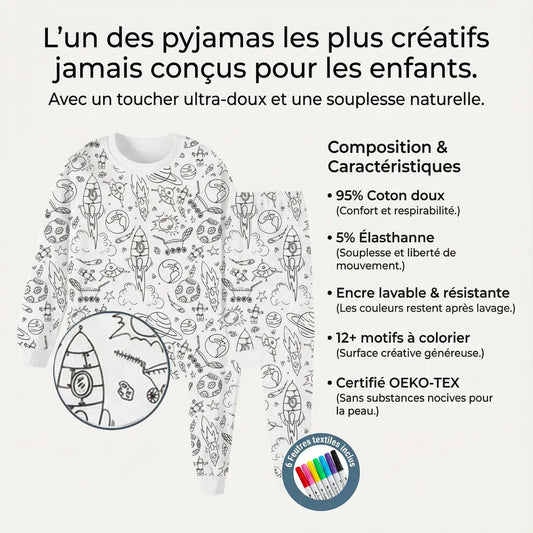 Mon Pyjama à colorier Les Jeux Montessori