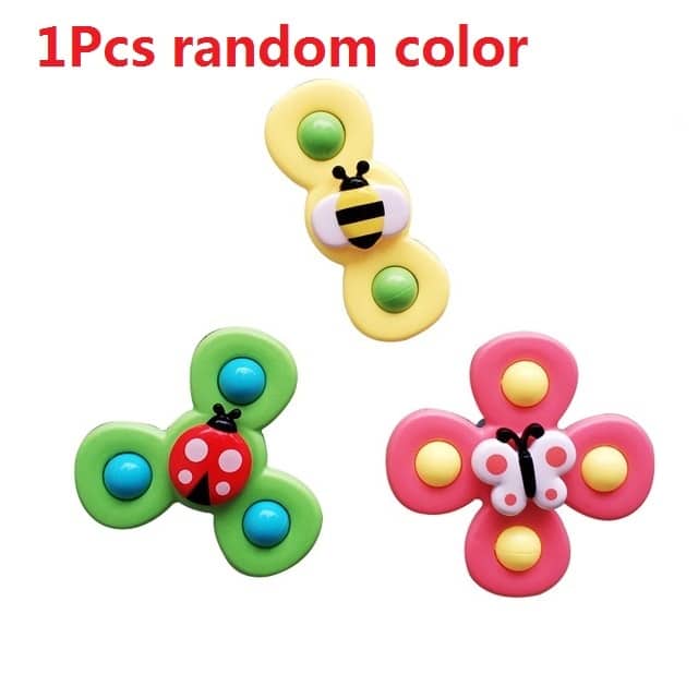 Un ensemble de Spiners de Bain pour Baignoire antistress colorés au motif d'abeilles et de papillons.
